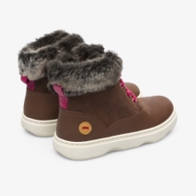 Camper Kiddo Kids Ankle Boots US-39690 Brown Black Friday Sale